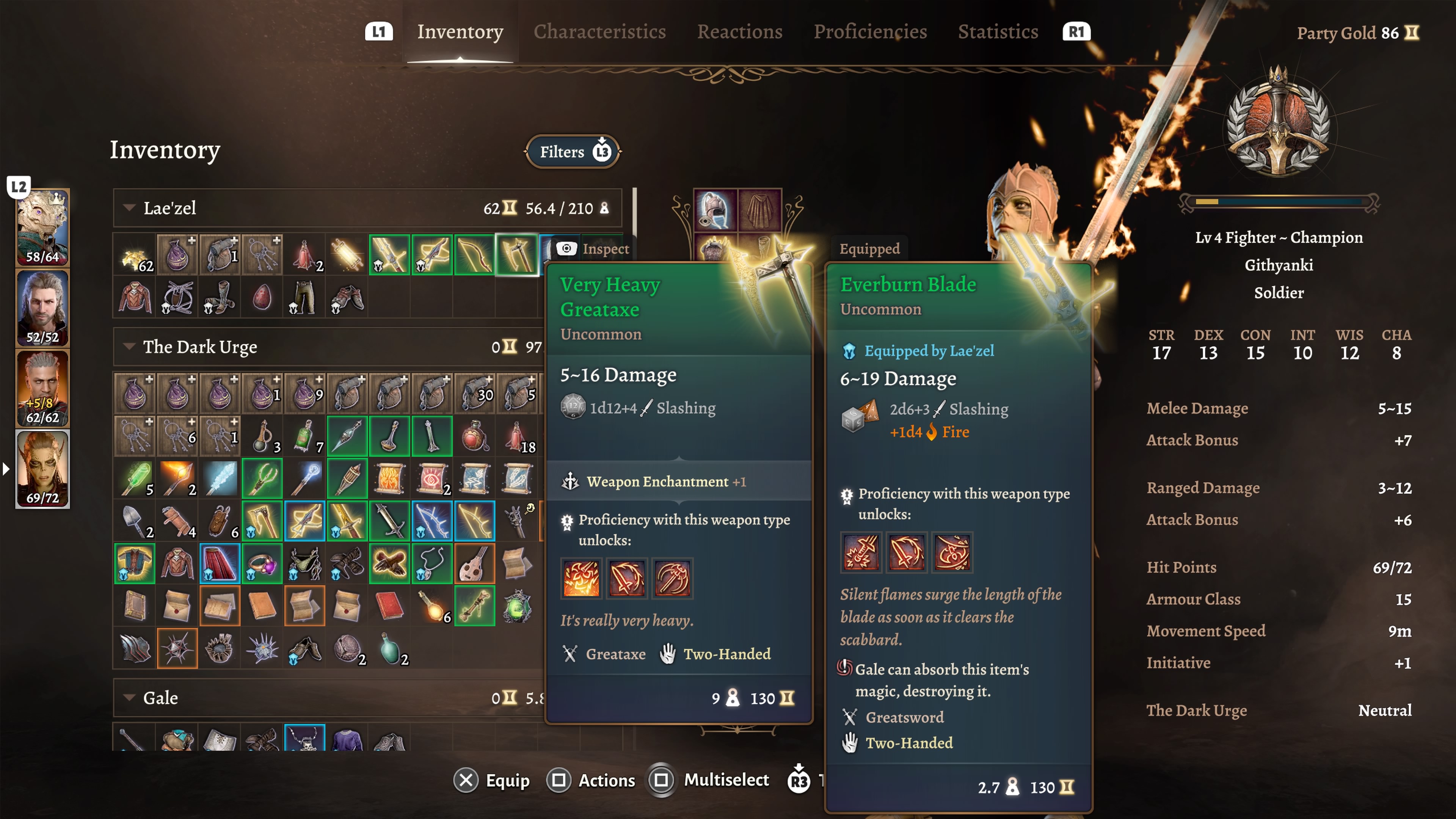 Baldur's Gate 3 (PS5) – My Favorite Items – whatchaa.com